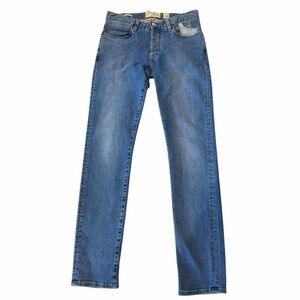 Jeckerson Jeans Men’s 29x31 Slim Fit Button Fly Medium Wash Mid Rise Emo Goth